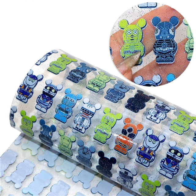 Star Wars Mouse Printed See Through Sheet  Clear Transparent Sheet FeeFiFauxLeather