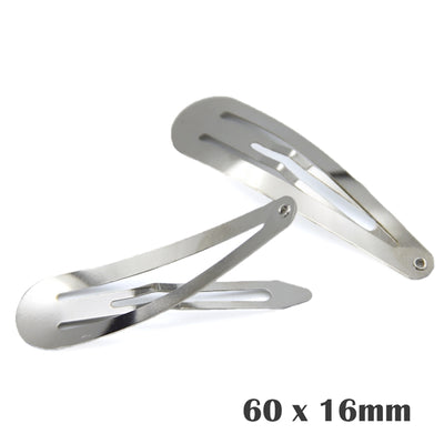 Clip For Making Hair Bows 5 pieces 60mm Clips Snap