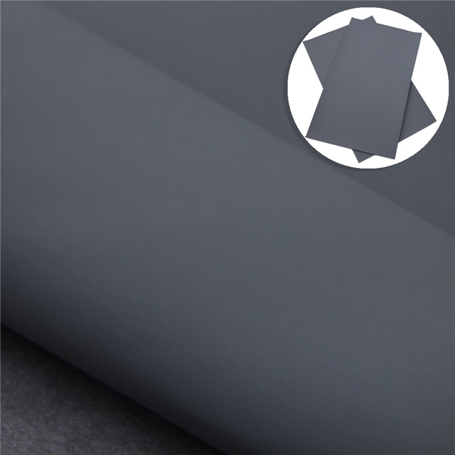 Plain Matte Printed Faux Leather Sheet FeeFiFauxLeather