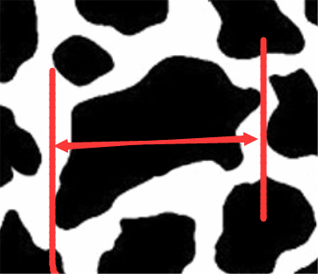 Cow Hide Smooth Printed Faux Leather Sheet FeeFiFauxLeather