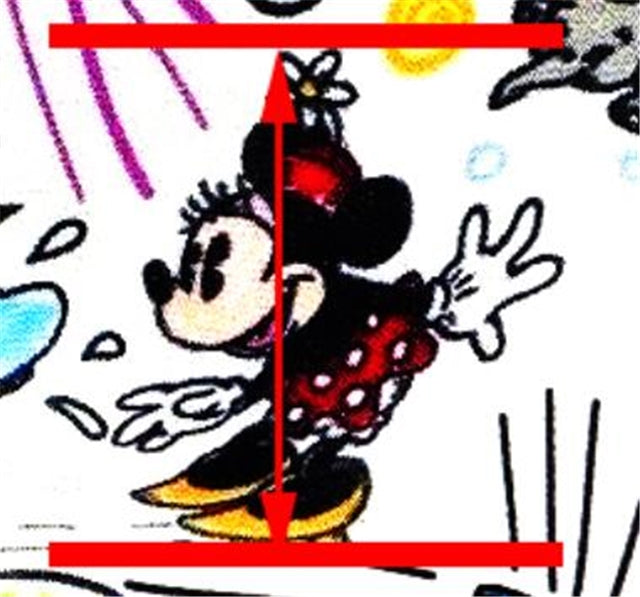 Characters Litchi Printed Faux Leather Sheet FeeFiFauxLeather