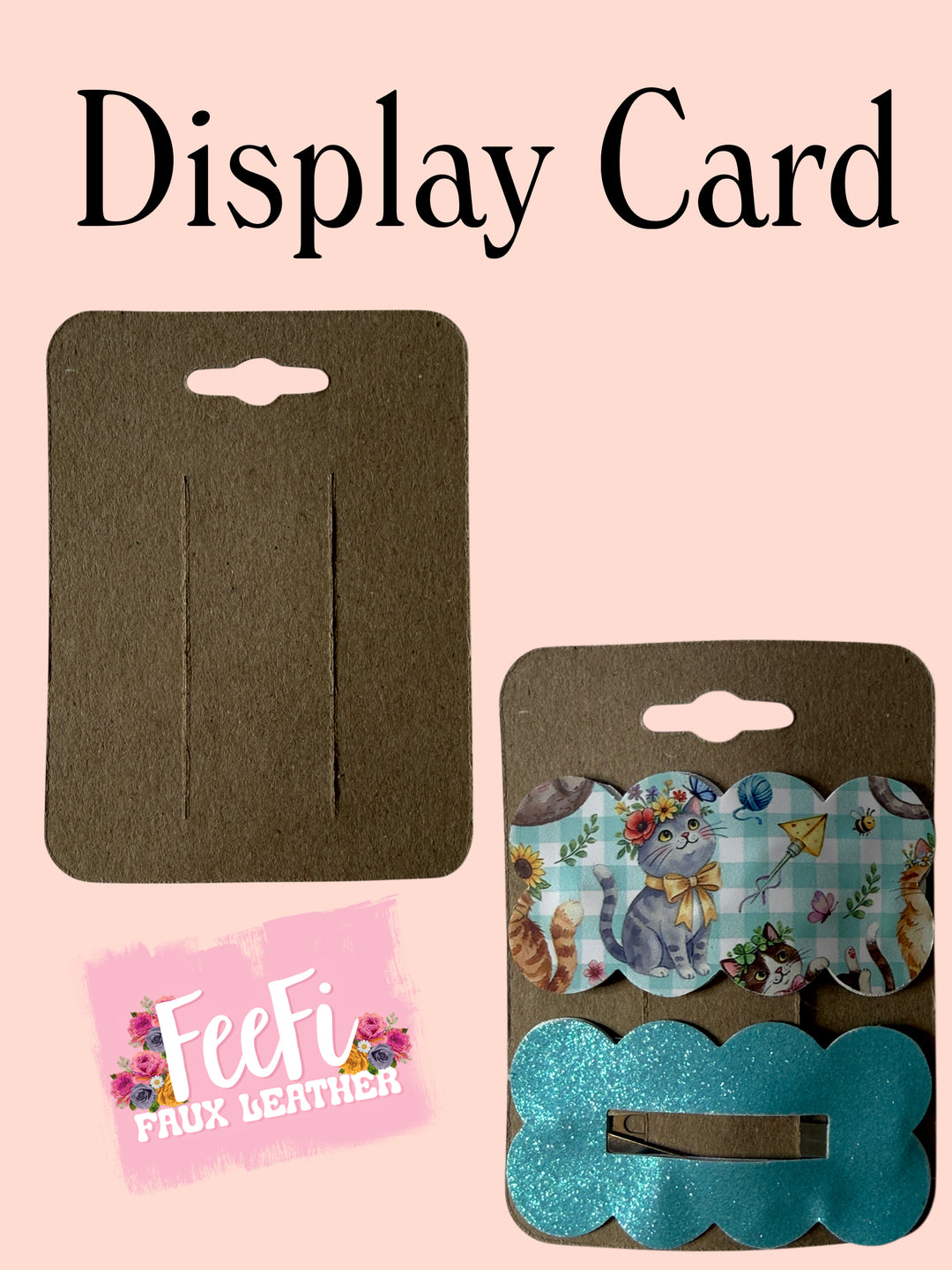 Packing Card for Bows Cutting Die FeeFiFauxLeather