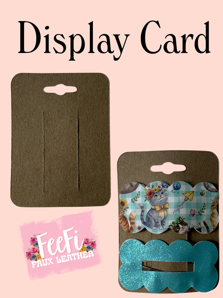 Packing Card for Bows Cutting Die FeeFiFauxLeather