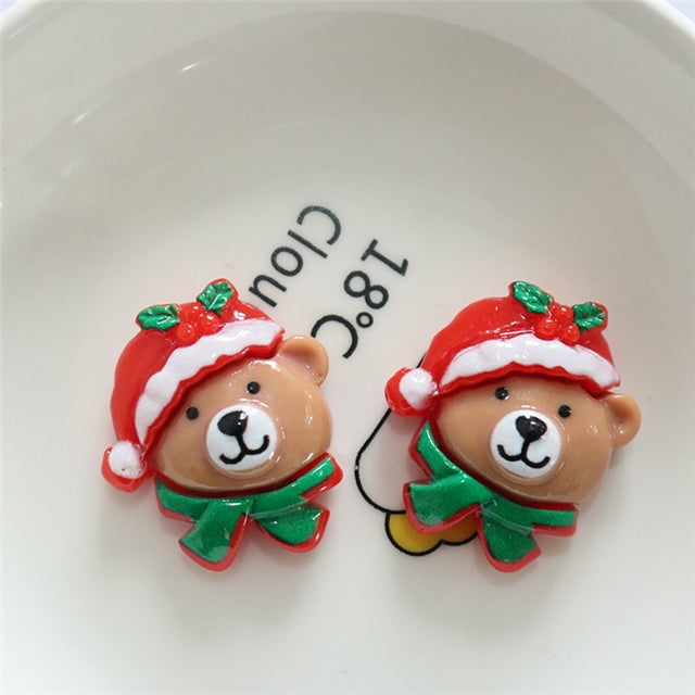 3-D Christmas Flat Back Resin Centerpiece 2 pieces per order