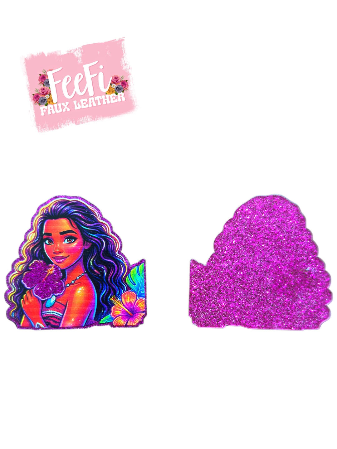 Princess Glitter Resin 5 piece set FeeFiFauxLeather