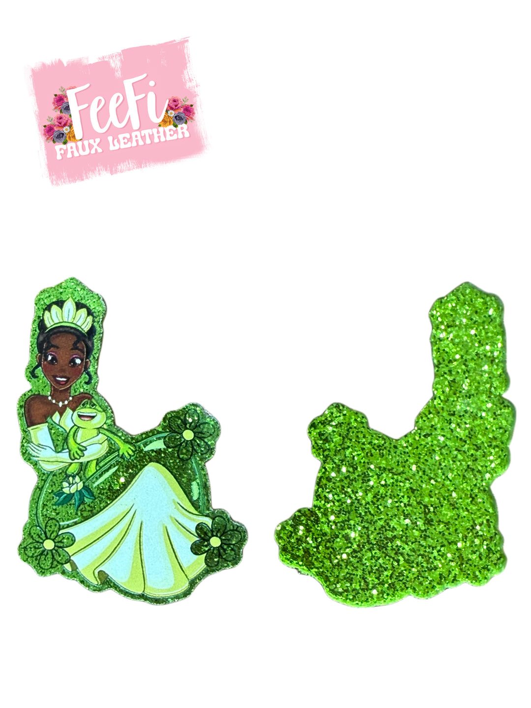 Princess Glitter Resin 5 piece set FeeFiFauxLeather