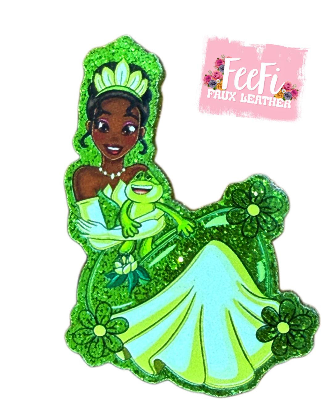 Princess Glitter Resin 5 piece set FeeFiFauxLeather