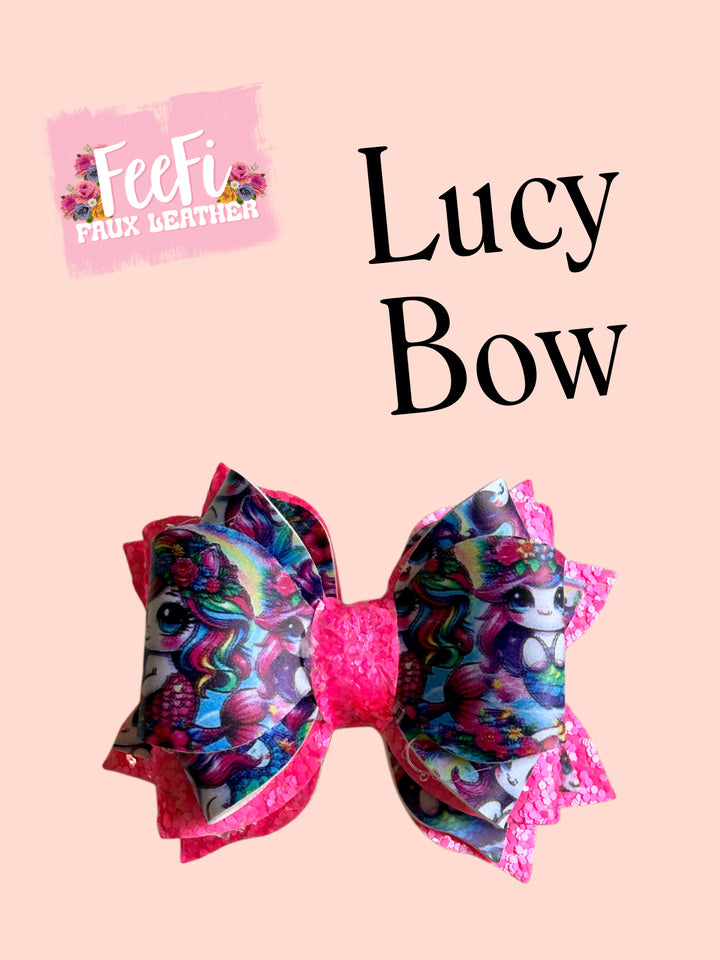 Bow Die for Making Bows using Cutter 3 Inch Bow FeeFiFauxLeather