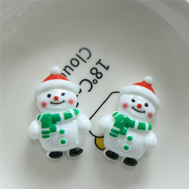 3-D Christmas Flat Back Resin Centerpiece 2 pieces per order