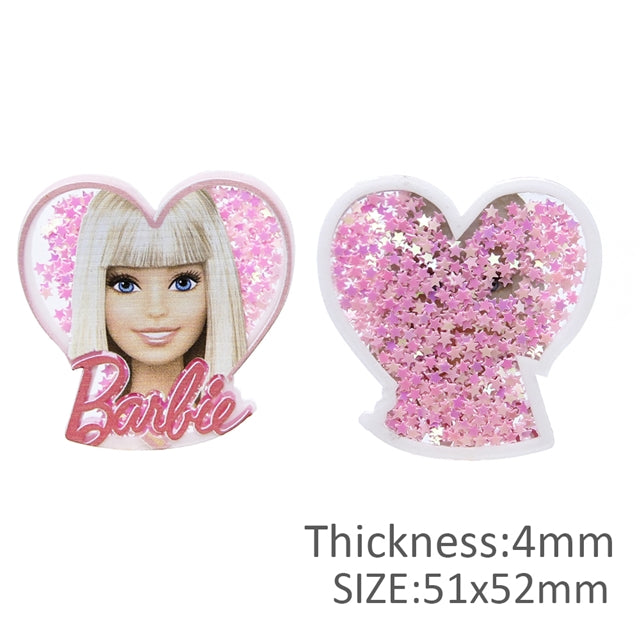 Fashion Doll Quicksand Sequin Resin