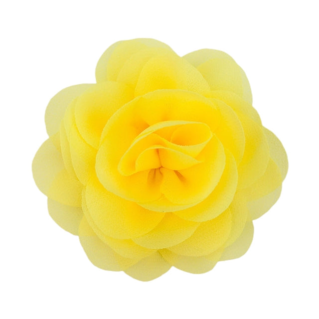 3 1/4" to 3 1/2” Large Mesh Flower, Multiple Colors To Choose From