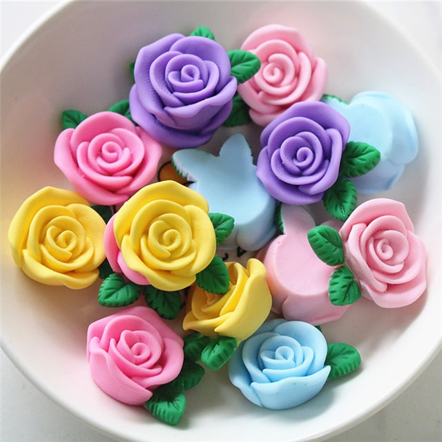 3-D Flower Flat Back Resin Centerpiece 2 pieces per order