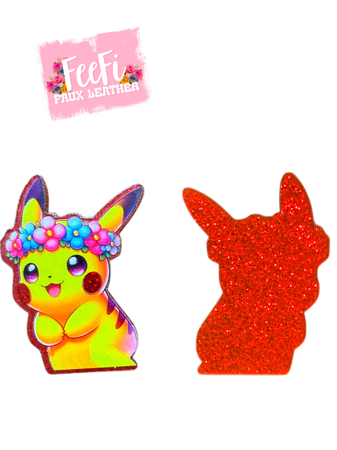 Pocket Monster Glitter Resin 5 piece set FeeFiFauxLeather
