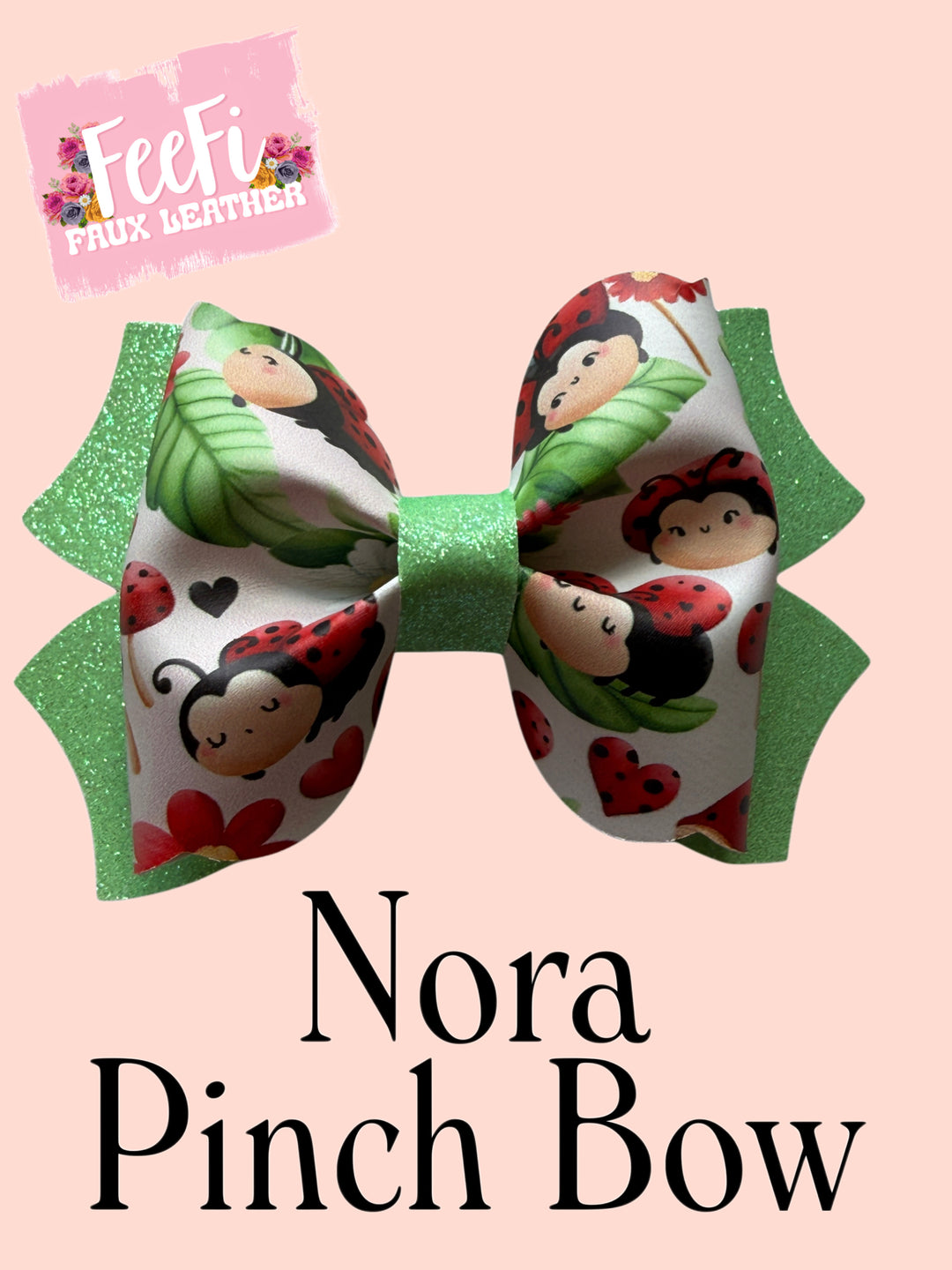 Nora Pinch Bow Die for Making Bows using Cutter 4 Inch Bow See Video FeeFiFauxLeather