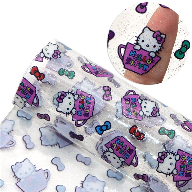 Cute Cat Printed See Through Sheet  Clear Transparent Sheet