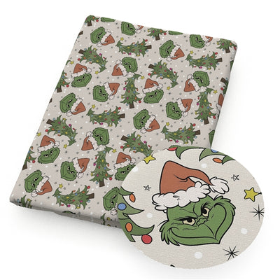 The Grinch Textured Liverpool/ Bullet Fabric with a textured feel