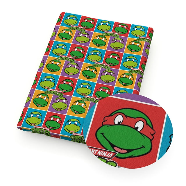 Teenage Mutant Ninja Turtles Textured Liverpool/ Bullet Fabric with a textured feel