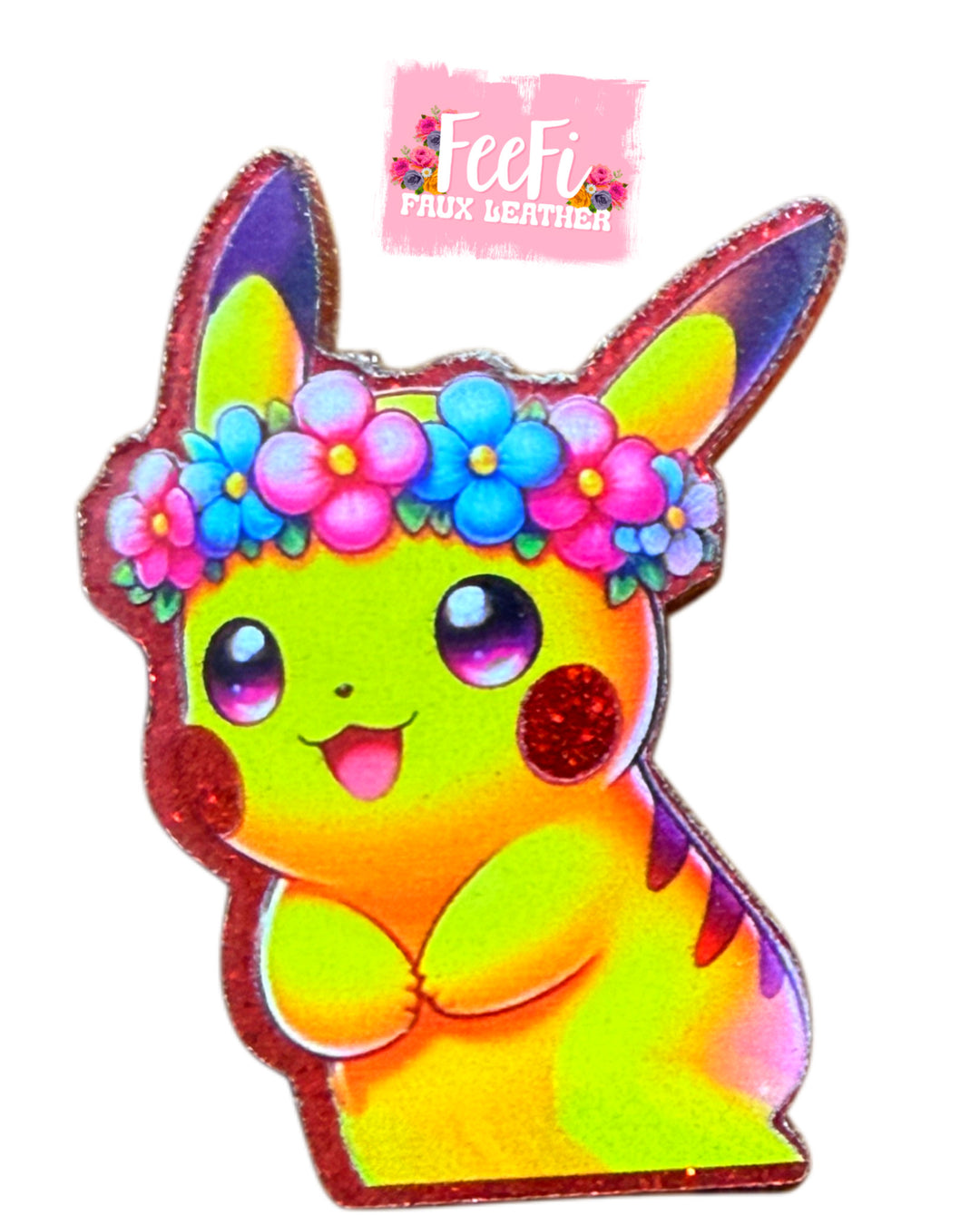 Pocket Monster Glitter Resin 5 piece set FeeFiFauxLeather