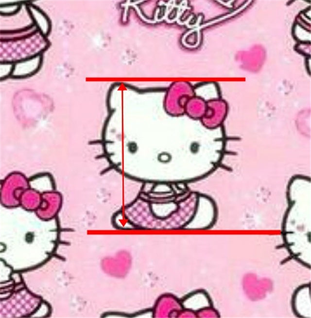Hello Kitty Printed See Through Sheet  Clear Transparent Sheet