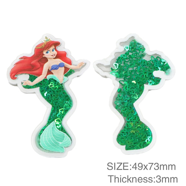 The Little Mermaid Quicksand Sequin Resin