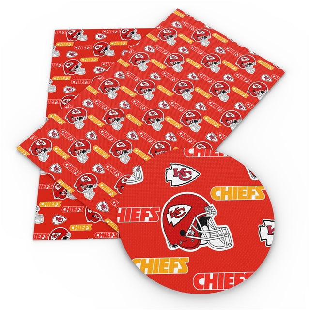 Chiefs Football Team Textured Liverpool/ Bullet Fabric with a textured feel