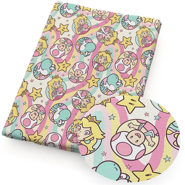 Princess Peach Super Mario Liverpool/ Bullet Fabric