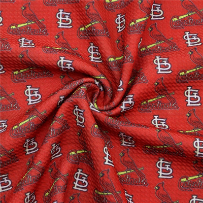 Cardinals Football Textured Liverpool/ Bullet Fabric with a textured feel