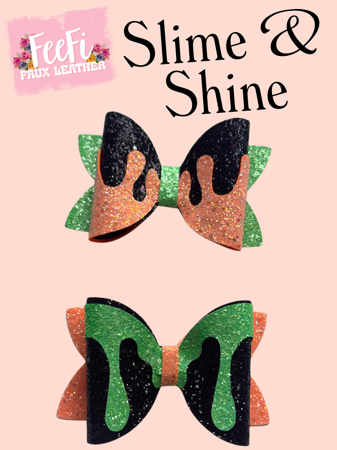 Ice Cream Bow Die for Making 5 Inch Hair Bows 2 Styles FeeFiFauxLeather
