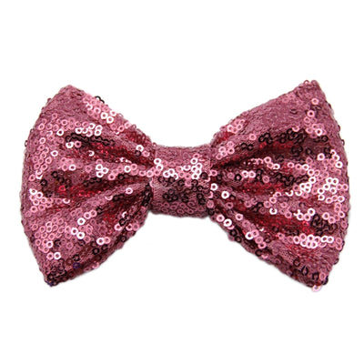 Large 5 Inch Sequin Bows Multiple Colors Sequin Bows, 5" Glitter Bows