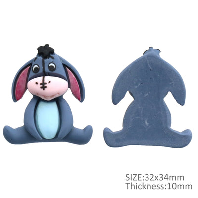 3-D Winnie The Pooh Series Flat Back Resin Centerpiece 2 pieces