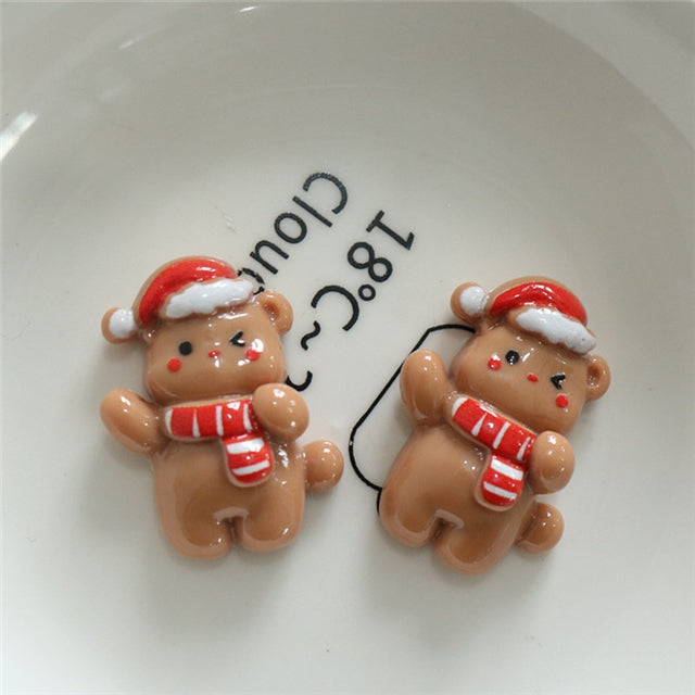 3-D Christmas Flat Back Resin Centerpiece 2 pieces per order