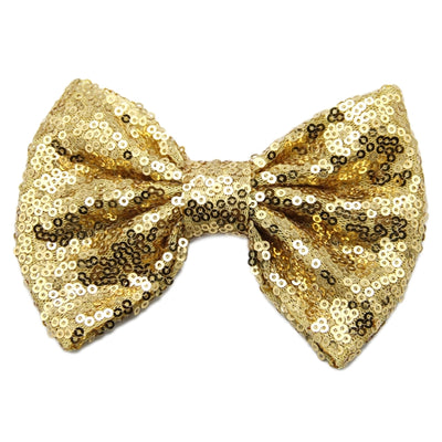 Large 5 Inch Sequin Bows Multiple Colors Sequin Bows, 5" Glitter Bows