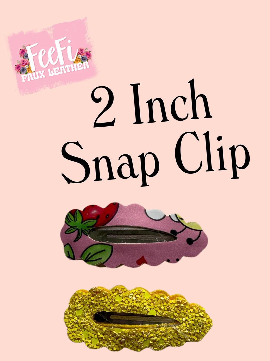 Snap Clip Die Cutter 5.5CM or 2 inches FeeFiFauxLeather