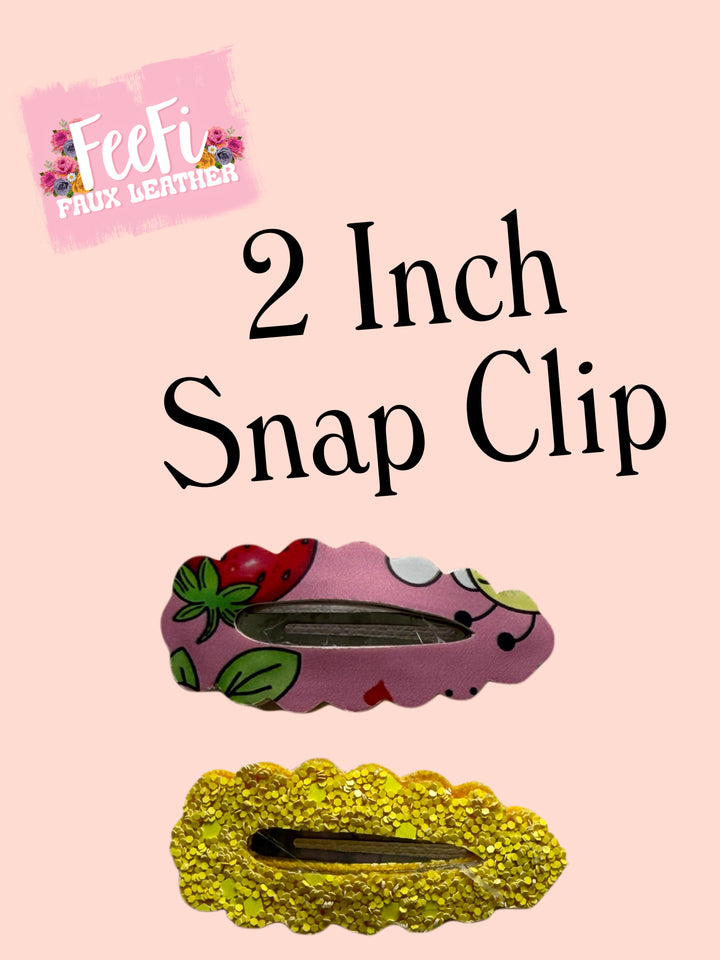 Snap Clip Die Cutter 5.5CM or 2 inches FeeFiFauxLeather