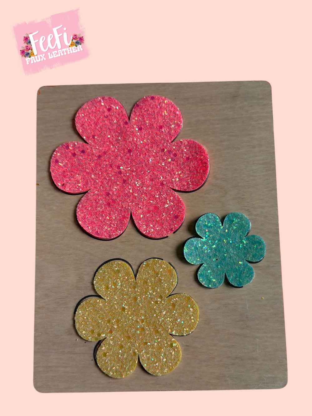 Flowers Bow Die for Making Flowers using Die Cutter FeeFiFauxLeather