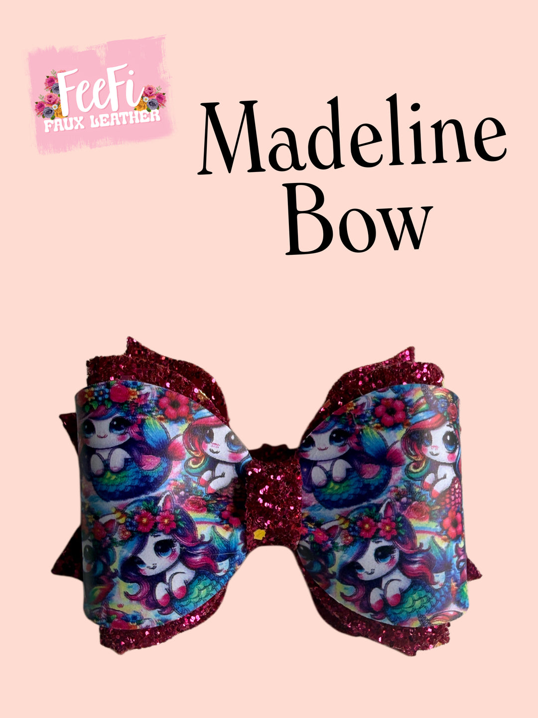 Bow Die for Making Bows using Cutter 3.5 Inch Bow FeeFiFauxLeather