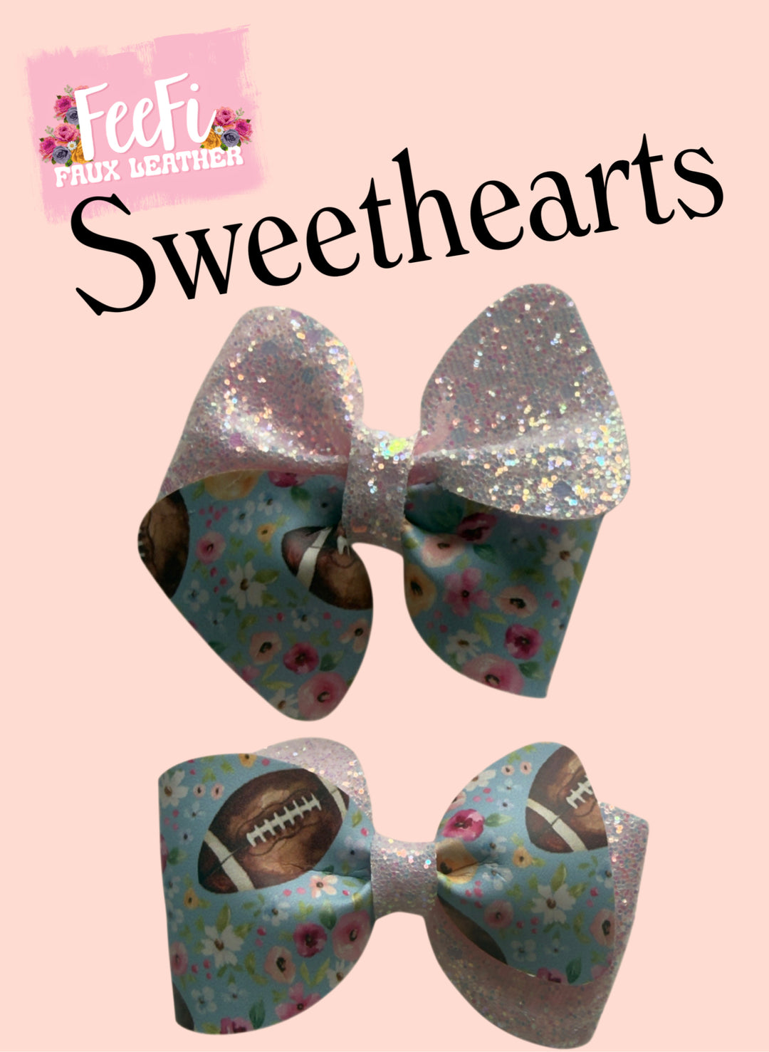 Sweethearts Bow Die for Making 2 1/2 Inch Pinch Hair Bows 2 Styles FeeFiFauxLeather