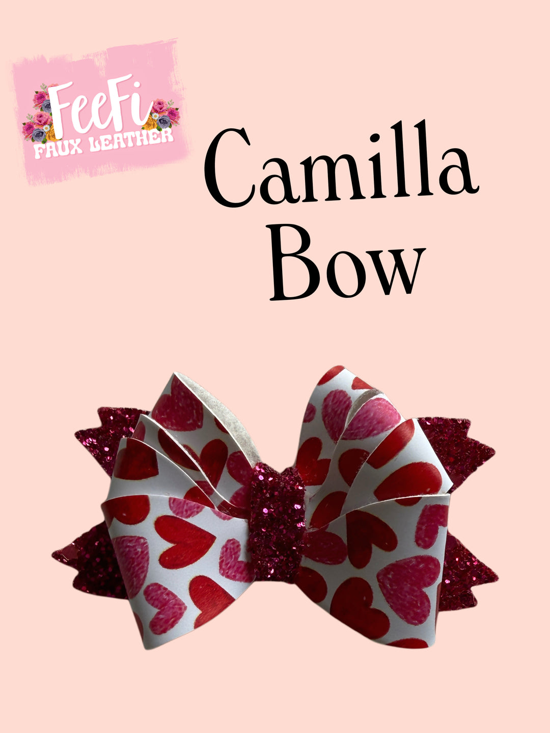 Camilla Die for Making 3 Inch Hair Bows FeeFiFauxLeather