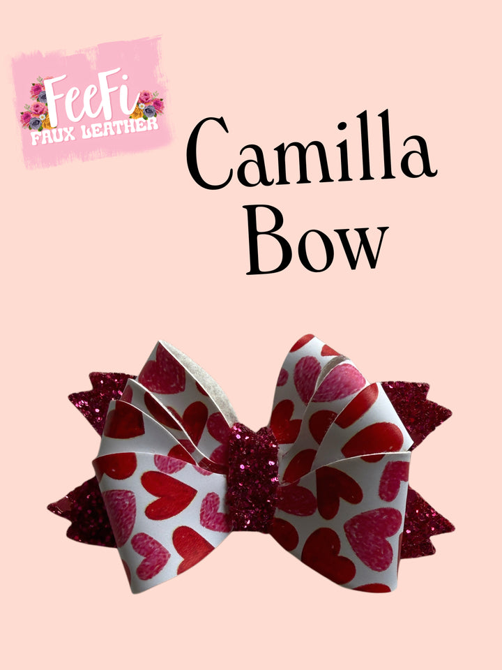 Camilla Die for Making 3 Inch Hair Bows FeeFiFauxLeather