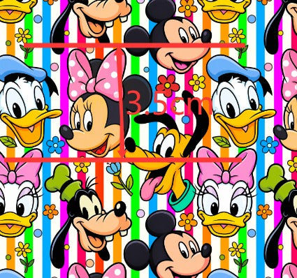 Mouse Printed Fabric FeeFiFauxLeather