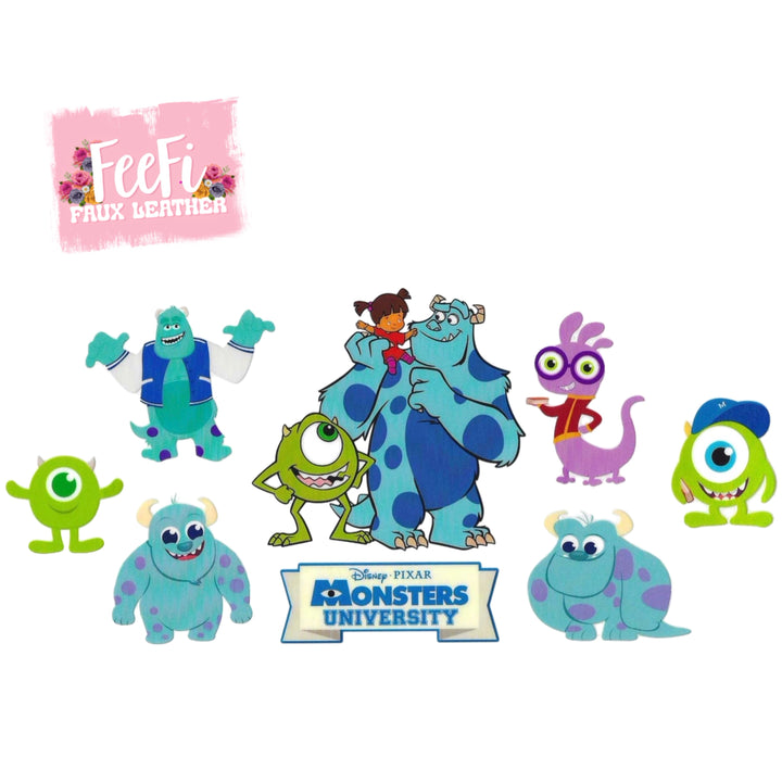 Monster’s Inc Beverage UV DTF Cup Wrap – Easy Cup Wrap for Tumblers & Projects (Copy) FeeFiFauxLeather
