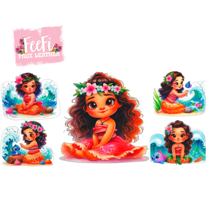 Princess UV DTF Cup Wrap – Easy Cup Wrap for Tumblers & Projects FeeFiFauxLeather