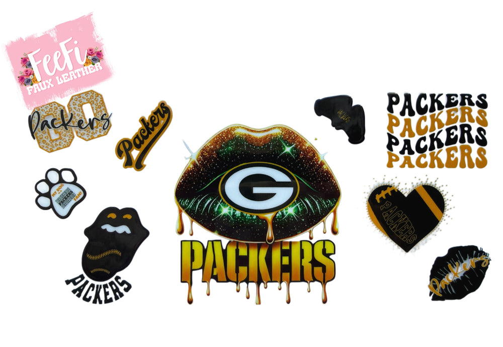Packers Football UV DTF Cup Wrap – Easy Cup Wrap for Tumblers & Projects FeeFiFauxLeather