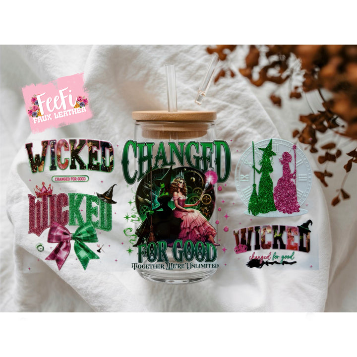 Wicked UV DTF Cup Wrap – Easy Cup Wrap for Tumblers & Projects FeeFiFauxLeather