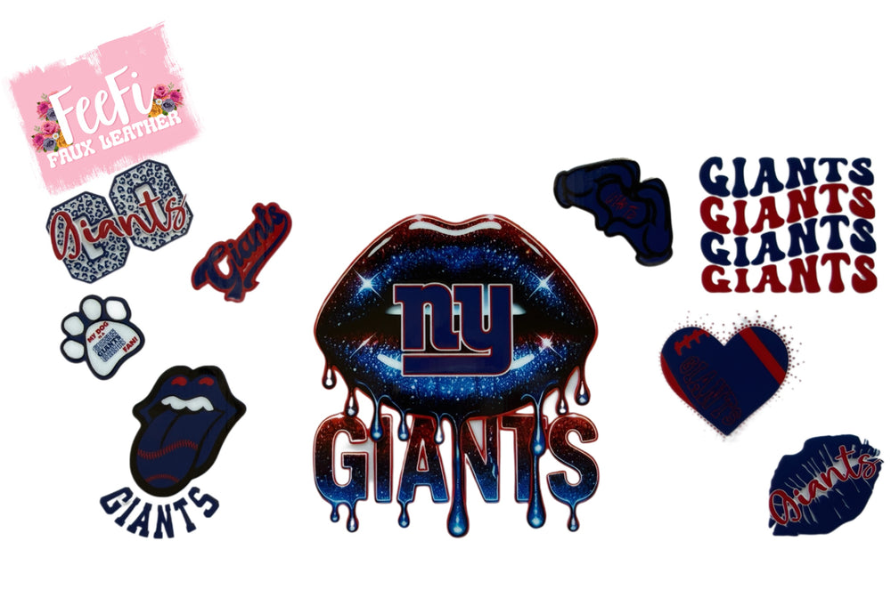 Giants Football UV DTF Cup Wrap – Easy Cup Wrap for Tumblers & Projects FeeFiFauxLeather