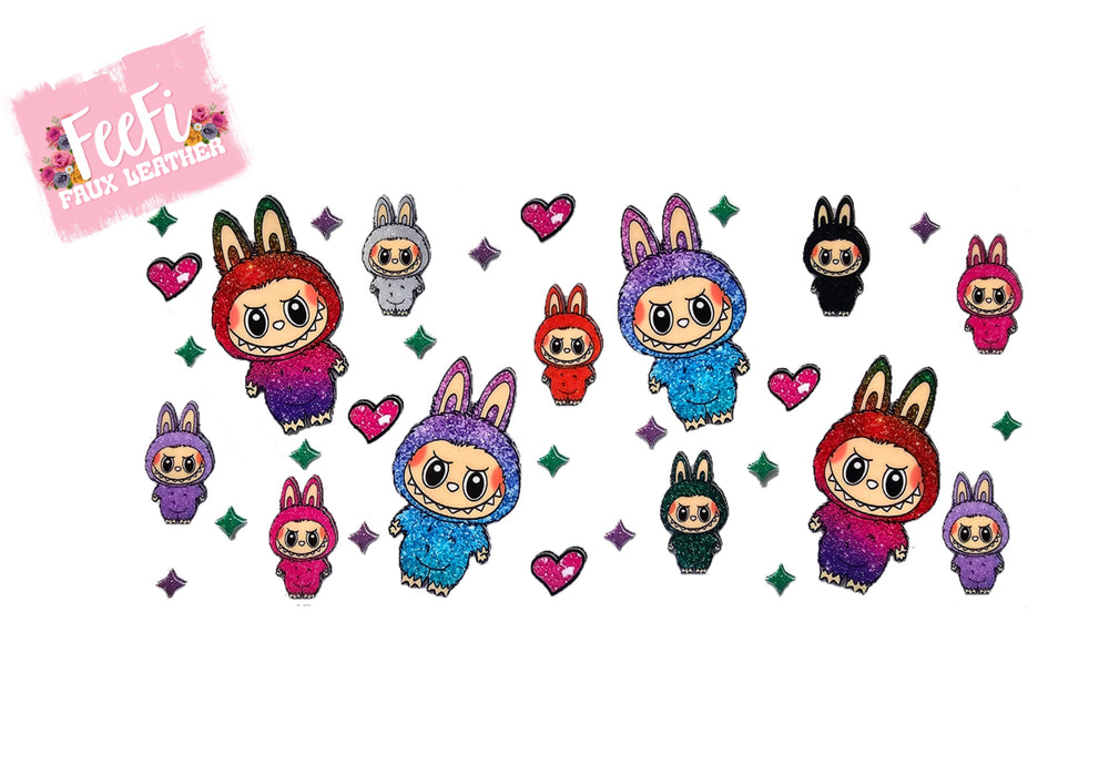 Bears UV DTF Cup Wrap – Character Cup Wrap Design for Tumblers & Cups FeeFiFauxLeather