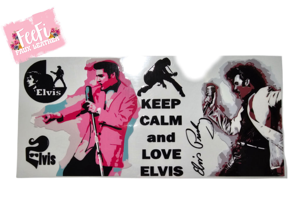 Elvis UV DTF Cup Wrap – Easy Cup Wrap for Tumblers & Projects FeeFiFauxLeather
