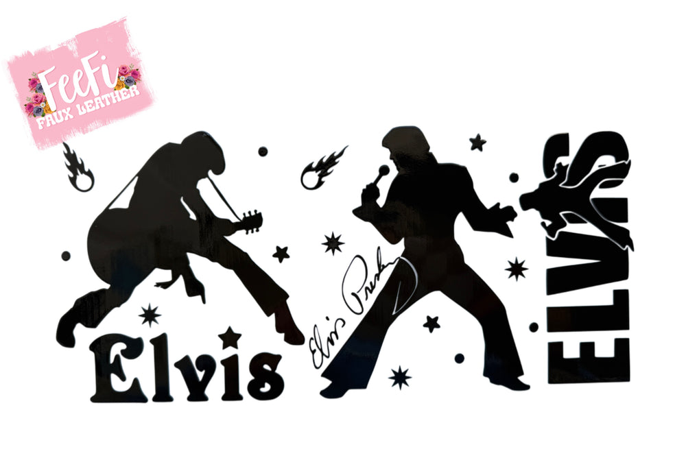 Elvis UV DTF Cup Wrap – Easy Cup Wrap for Tumblers & Projects FeeFiFauxLeather