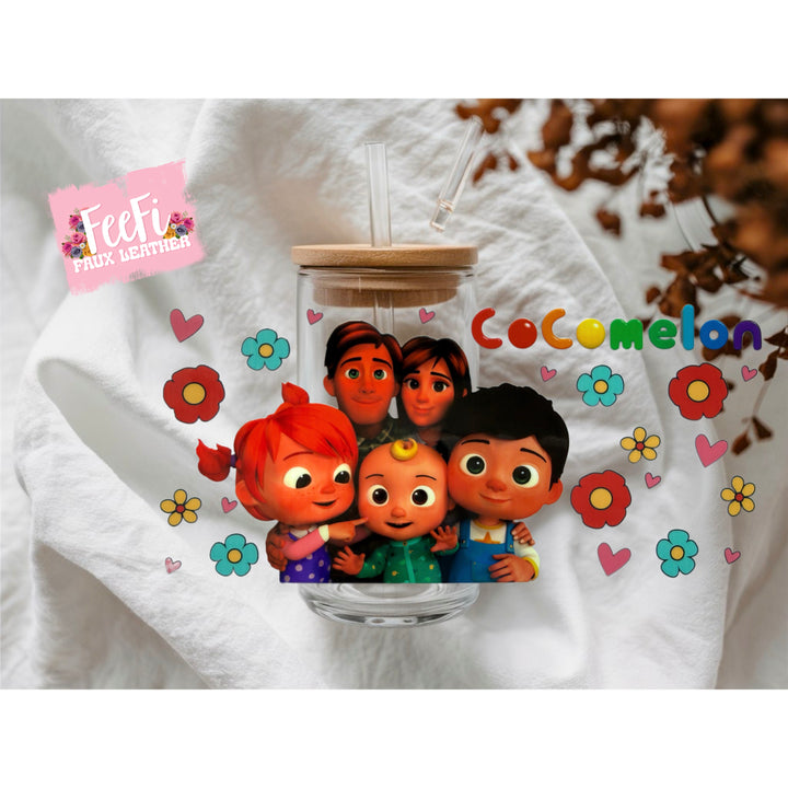 Cocomelon UV DTF Cup Wrap – Easy Cup Wrap for Tumblers & Projects FeeFiFauxLeather