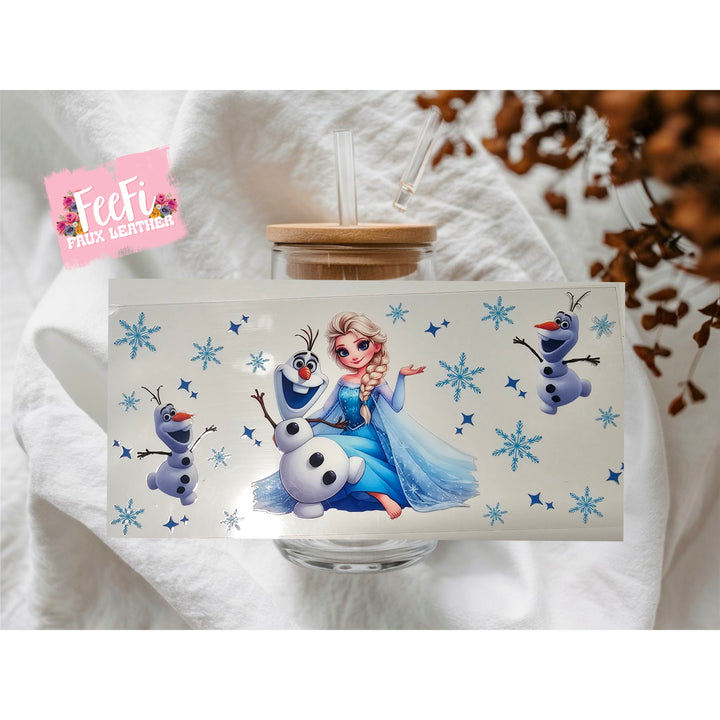 Ice Princess UV DTF Cup Wrap – Easy Cup Wrap for Tumblers & Projects FeeFiFauxLeather